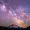 Mountains and star scape