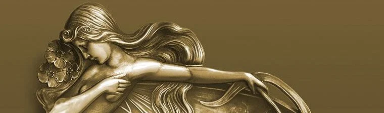 Art Nouveau Fairy Plate