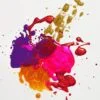 Colorful blobs of paint