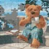 The Letter painting as a puzzle
