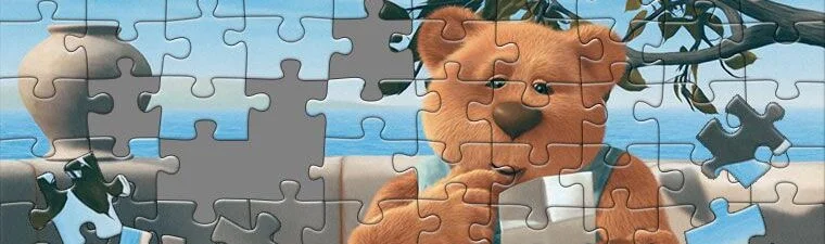 The Letter painting as a puzzle